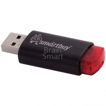 USB 2.0 Флеш-накопитель 16GB SmartBuy Click Черный - фото, изображение, картинка