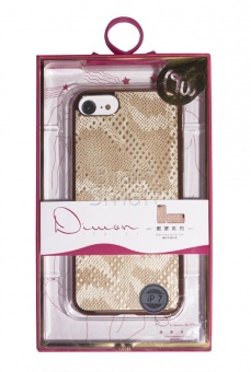 Накладка силиконовая Oucase Dimon Series iPhone 7/8/SE Золотой - фото, изображение, картинка