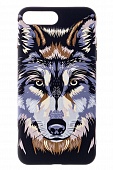 Накладка силиконовая Umku iPhone 7 Plus/8 Plus Волк (А1)