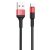 USB кабель Micro HOCO X26 Xpress (1м) Черный/Красный - фото, изображение, картинка