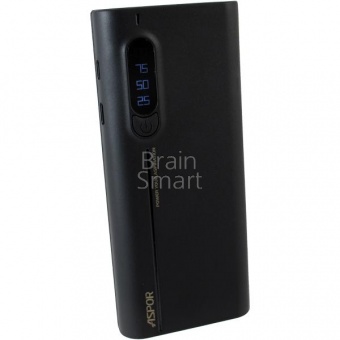 Внешний аккумулятор Aspor Power Bank A357 10000 mAh (IQ) Черный - фото, изображение, картинка