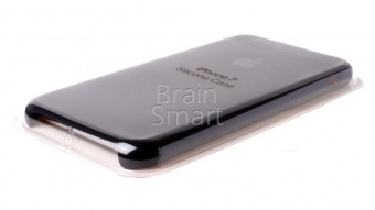 Накладка Silicone Case Original iPhone 7/8/SE (18) Чёрный - фото, изображение, картинка