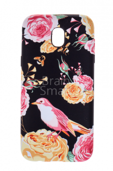 Накладка силиконовая Luxo фосфорная Samsung J530 Цветы/Птица F7 - фото, изображение, картинка