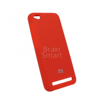 Накладка Silicone Case Xiaomi Redmi 5A/Redmi GO (14) Красный - фото, изображение, картинка