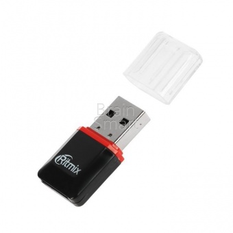 USB-картридер Ritmix CR-2010 (microSD) Черный - фото, изображение, картинка