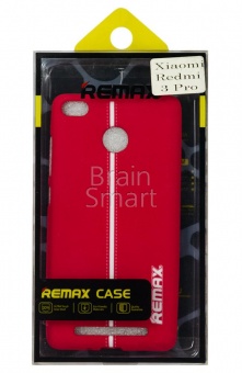 Накладка силиконовая Remax Rough Xiaomi Redmi 3 Pro Розовый - фото, изображение, картинка