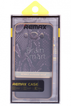 Накладка силиконовая Remax Exclusive Serial Snake Samsung J510 Фиолетовый - фото, изображение, картинка