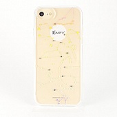 Накладка силикон Kauaro Созвездие Swarovski iPhone 7/8 Прозрачный