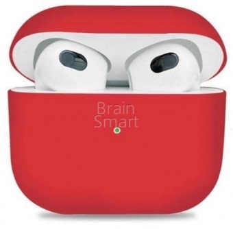 Чехол Silicone case для Apple Airpods 3 Красный* - фото, изображение, картинка