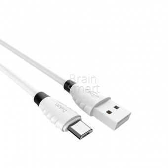 USB кабель Micro HOCO X27 Excellent (1м) Белый - фото, изображение, картинка