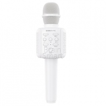 Караоке микрофон Borofone BF1 Rhyme Белый - фото, изображение, картинка