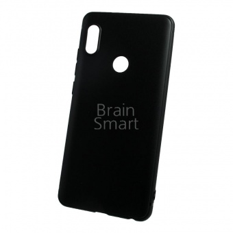 Накладка силиконовая Brauffen Xiaomi Redmi Note 5 матовая с ободком Черный - фото, изображение, картинка