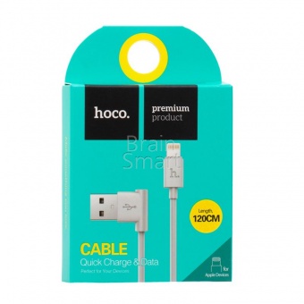 USB кабель Lightning HOCO UPL11L Shape (1,2м) Белый - фото, изображение, картинка