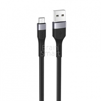 USB кабель Micro HOCO X34 Surpass (1м) Черный - фото, изображение, картинка