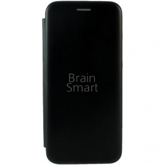 Книжка кожа Creative Case Xiaomi Redmi Note 7 Pro Черный тех.упак - фото, изображение, картинка