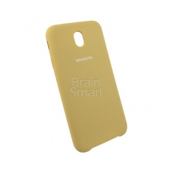 Накладка Silicone Case Samsung J530 (2017) (28) Песочный - фото, изображение, картинка
