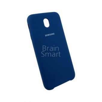 Накладка Silicone Case Samsung J330 (2017) (20) Синий - фото, изображение, картинка