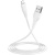 USB кабель Lightning Borofone BX18 Optimal (2м) Белый - фото, изображение, картинка