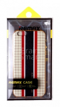 Накладка силиконовая Remax Exclusive Serial iPhone 6 Золотой/Красный - фото, изображение, картинка
