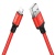 USB кабель Lightning HOCO X14 Times speed (2м) Красный/Черный - фото, изображение, картинка