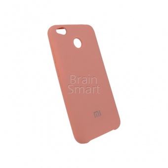 Накладка Silicone Case Xiaomi Redmi 4X (12) Розовый - фото, изображение, картинка