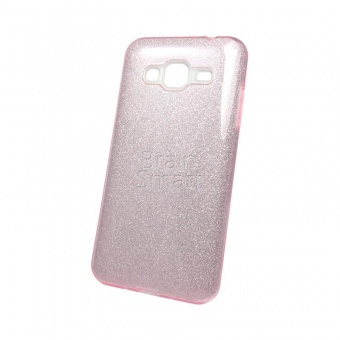 Накладка силиконовая Shine Блестящая Samsung J320 (2016) Розовый - фото, изображение, картинка