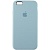 Накладка Silicone Case Original iPhone 6/6S (43) Небесно-Голубой - фото, изображение, картинка