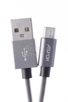 USB кабель Micro Aspor A127 трос (2м) - фото, изображение, картинка