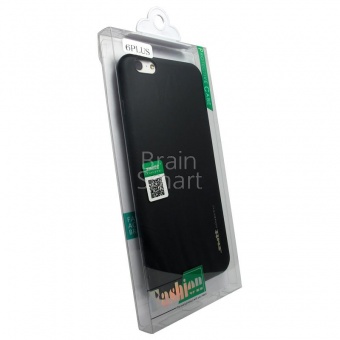 Накладка силиконовая SMTT Simeitu Soft touch iPhone 6 Plus/6S Plus Черный - фото, изображение, картинка