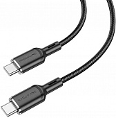Кабель USB-C to USB-C Borofone BX90 Nylon 60W (1м) Черный* - фото, изображение, картинка