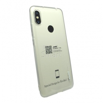 Накладка силиконовая SMTT Simeitu Soft touch Xiaomi Redmi S2 Прозрачный - фото, изображение, картинка