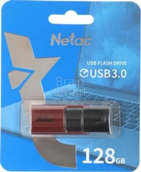 USB 3.0 Флеш-накопитель 128GB Netac U182 Бордовый* - фото, изображение, картинка