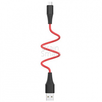 USB кабель Micro HOCO X32 Excellent (1м) Красный - фото, изображение, картинка