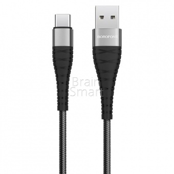 USB кабель Type-C Borofone BX32 Munificent (1м/5A) Черный - фото, изображение, картинка