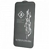 Стекло тех.упак. Rinbo  iPhone 12 Pro Max Черный* - фото, изображение, картинка