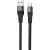 USB кабель Type-C Borofone BU18 Crown Silicone (1,2м) Черный - фото, изображение, картинка