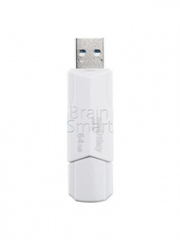 USB 3.0 Флеш-накопитель 64GB SmartBuy Clue Белый* - фото, изображение, картинка