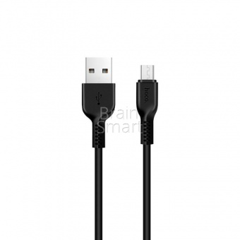 USB кабель Micro HOCO X20 Flash (1м) Черный - фото, изображение, картинка
