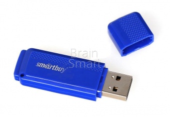 USB 2.0 Флеш-накопитель 16GB SmartBuy Dock Синий - фото, изображение, картинка