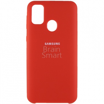 Накладка Silicone Case Samsung M215 (M21 2020) (14) Красный - фото, изображение, картинка