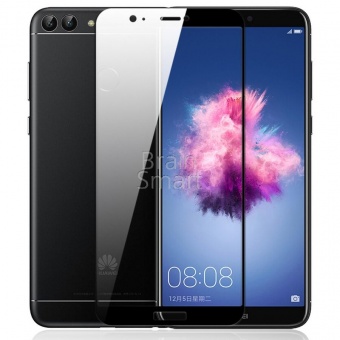 Защитное стекло тех.упак. 5D/6D Full Glue Premium Huawei P Smart 2018 Черный - фото, изображение, картинка