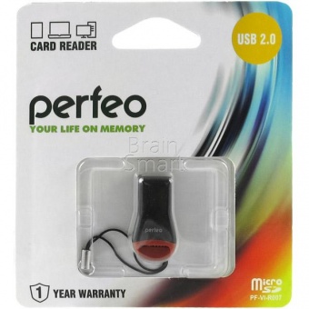 USB-картридер Perfeo PF-R007 (microSD) - фото, изображение, картинка