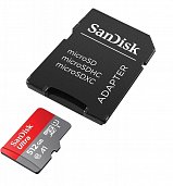 MicroSDXC 512GB SanDisk Class 10 Ultra UHS-I A1 (150 Mb/s) + SD адаптер* - фото, изображение, картинка