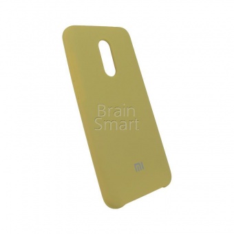 Накладка Silicone Case Xiaomi Redmi 5 (28) Песочный - фото, изображение, картинка