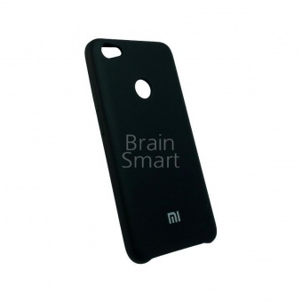 Накладка Silicone Case Xiaomi Redmi Note 5A (18) Чёрный - фото, изображение, картинка