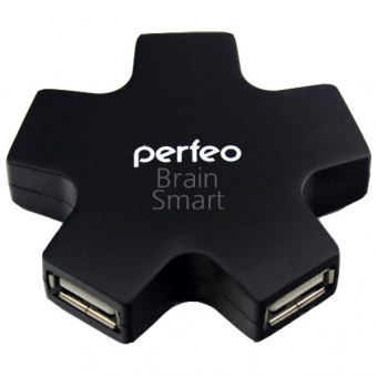 USB-HUB Perfeo PF-H6098 4 Ports Черный - фото, изображение, картинка