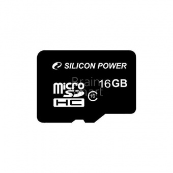 MicroSD 16GB Silicon Power Class 10 - фото, изображение, картинка