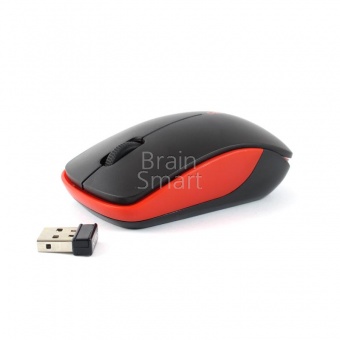 Мышь беспроводная Perfeo ASSORTY, оптич. 3 кн, 1000 DPI, USB (PF-763-WOP-B/R) Черный/Красный - фото, изображение, картинка