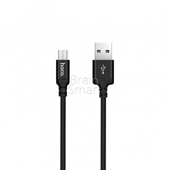 USB кабель Micro HOCO X14 Times speed (2м) Черный - фото, изображение, картинка