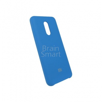 Накладка Silicone Case Xiaomi Redmi 5  (3) Светло-Синий - фото, изображение, картинка